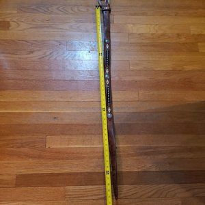 Justin Classic Western Leather Belt Brown Men's Size 36